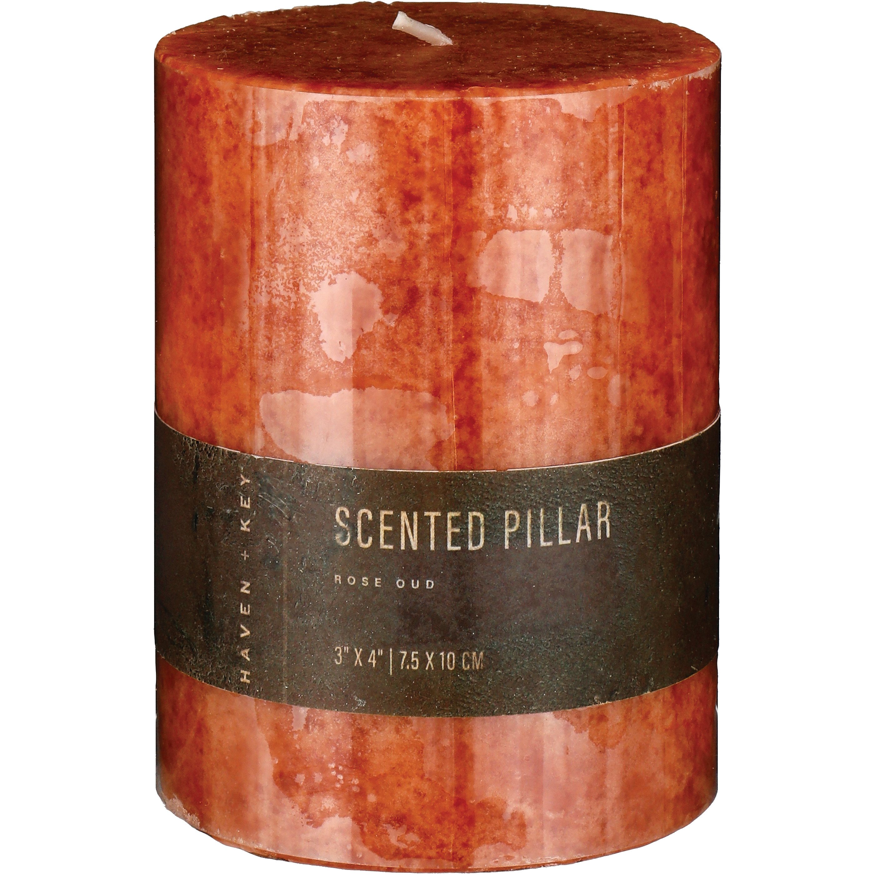 Haven + Key Rose Oud Scented Pillar Candle Shop Candles at HEB