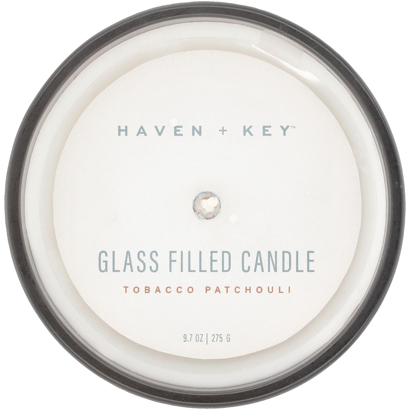 Haven + Key Tobacco & Patchouli Scented Candle; image 2 of 2