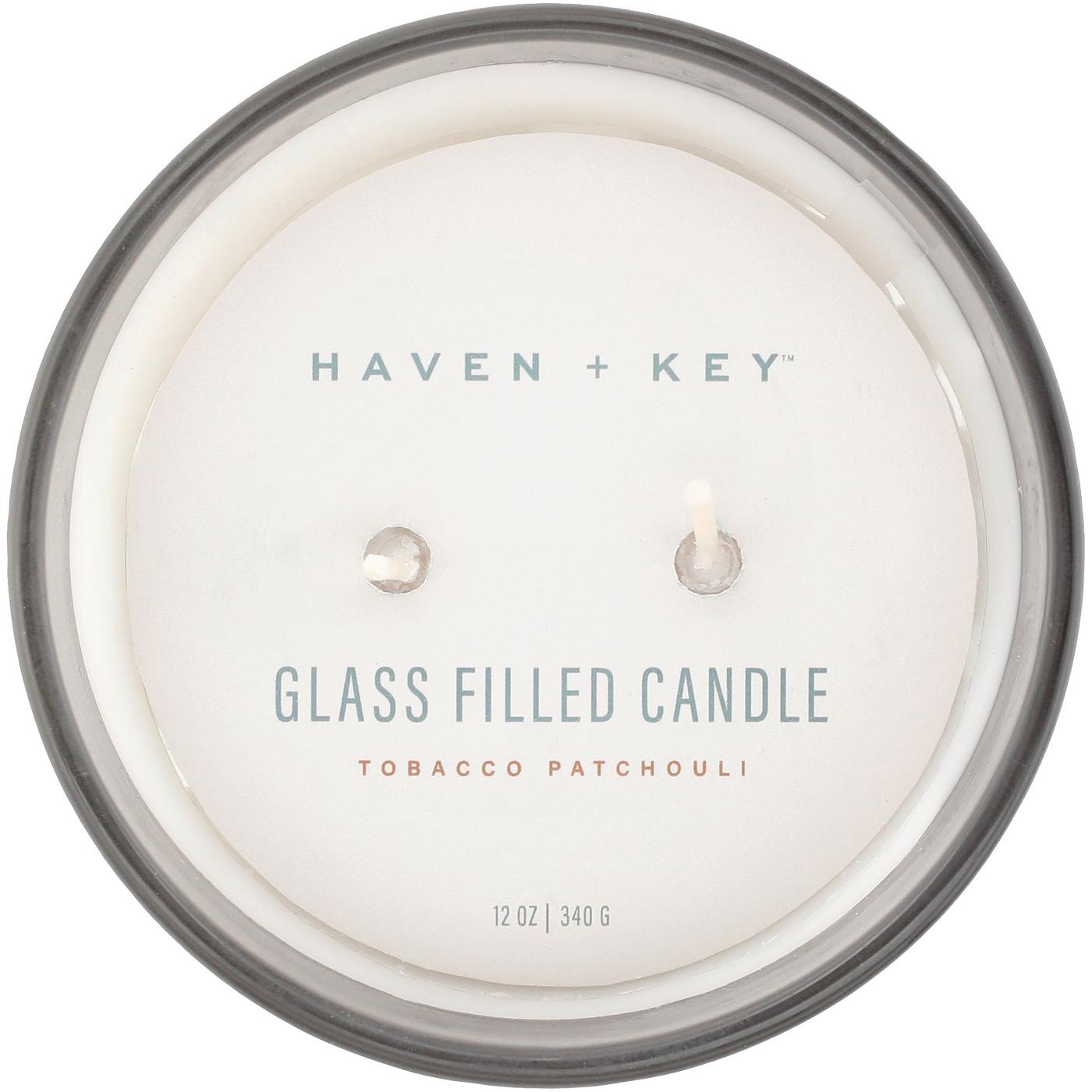 Haven + Key Tobacco & Patchouli Scented Candle; image 2 of 2