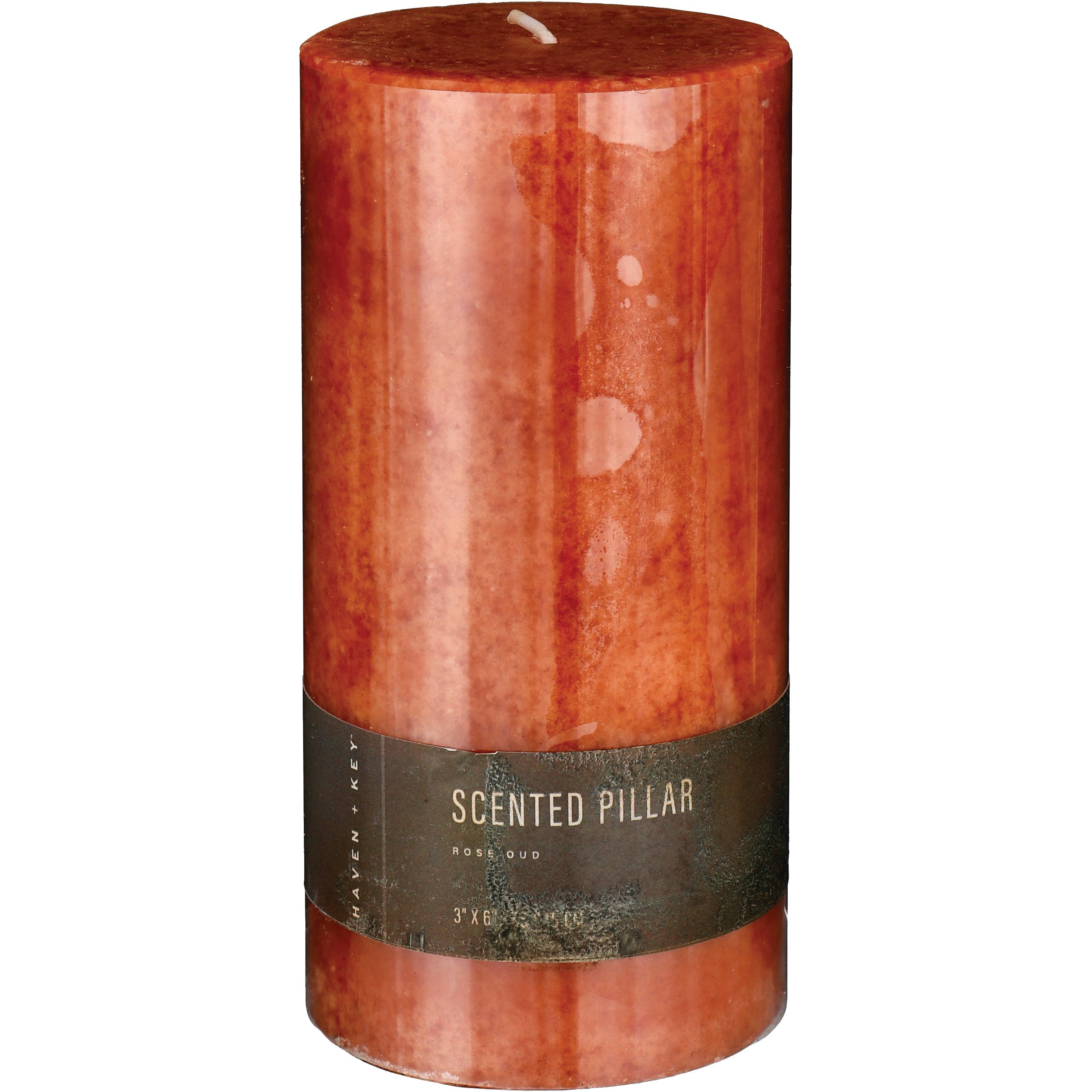 Haven + Key Rose Oud Scented Pillar Candle Shop Candles at HEB