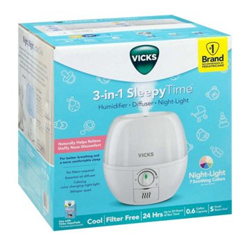 Vicks 3 In 1 Sleepy Time Humidifier