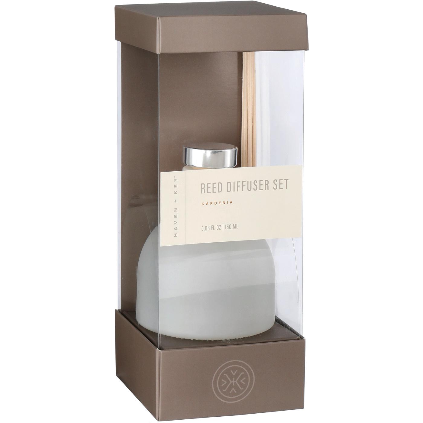 Haven + Key Gardenia Scented Reed Diffuser Set; image 1 of 2