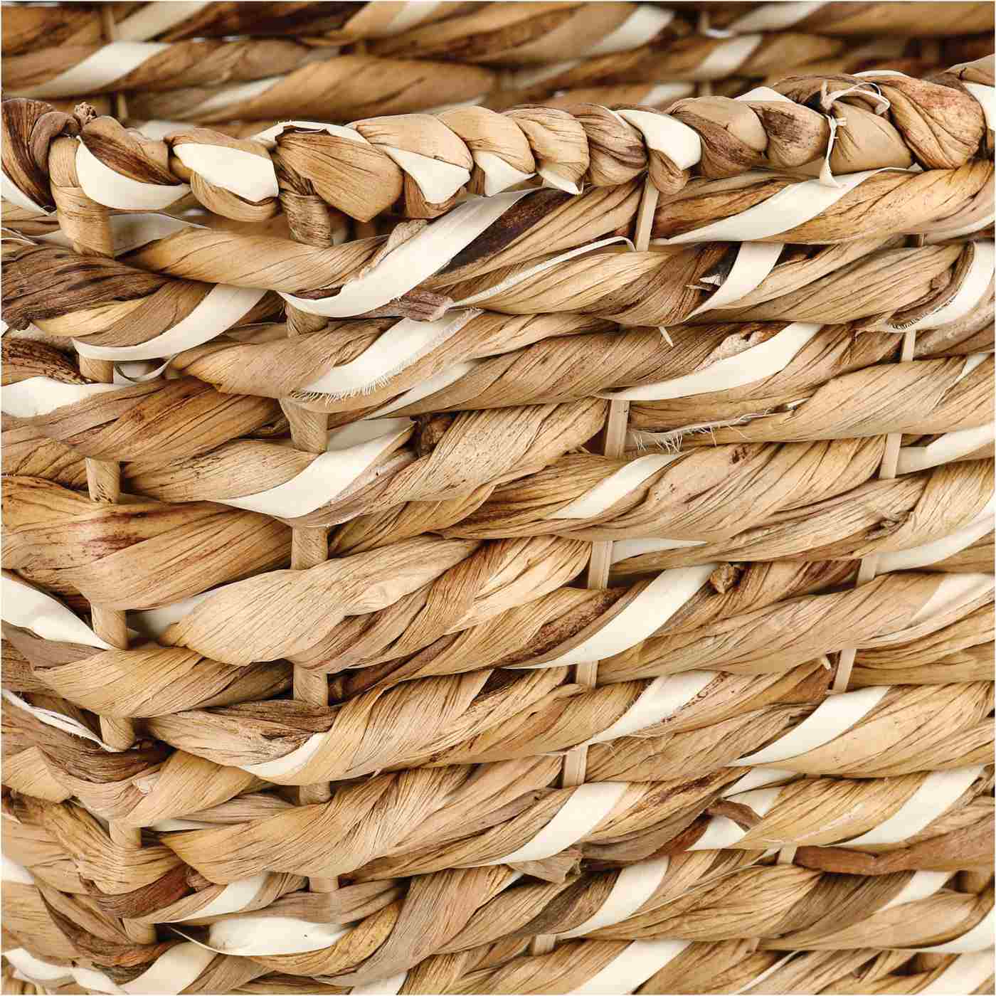 Haven + Key Small Woven Water Hyacinth Storage Basket - Natural; image 2 of 2