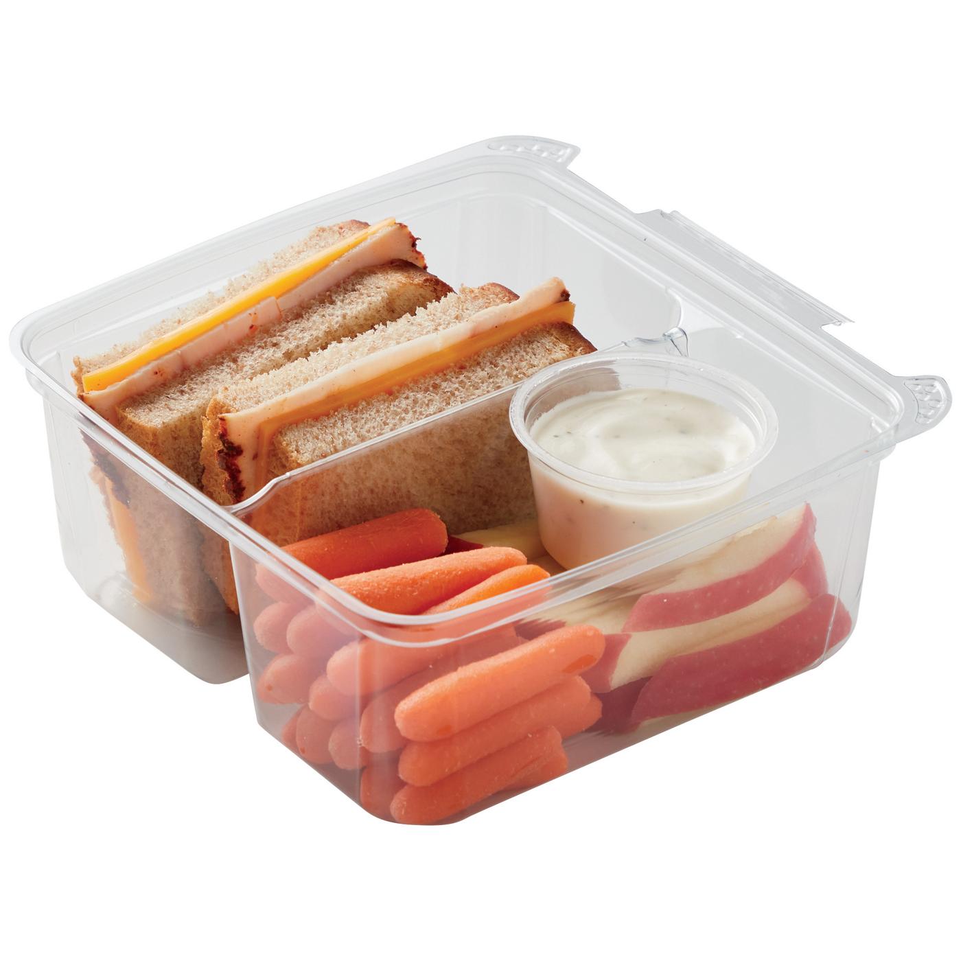 Meal Simple by H-E-B Kids' Turkey & Cheese Sandwich with Apple