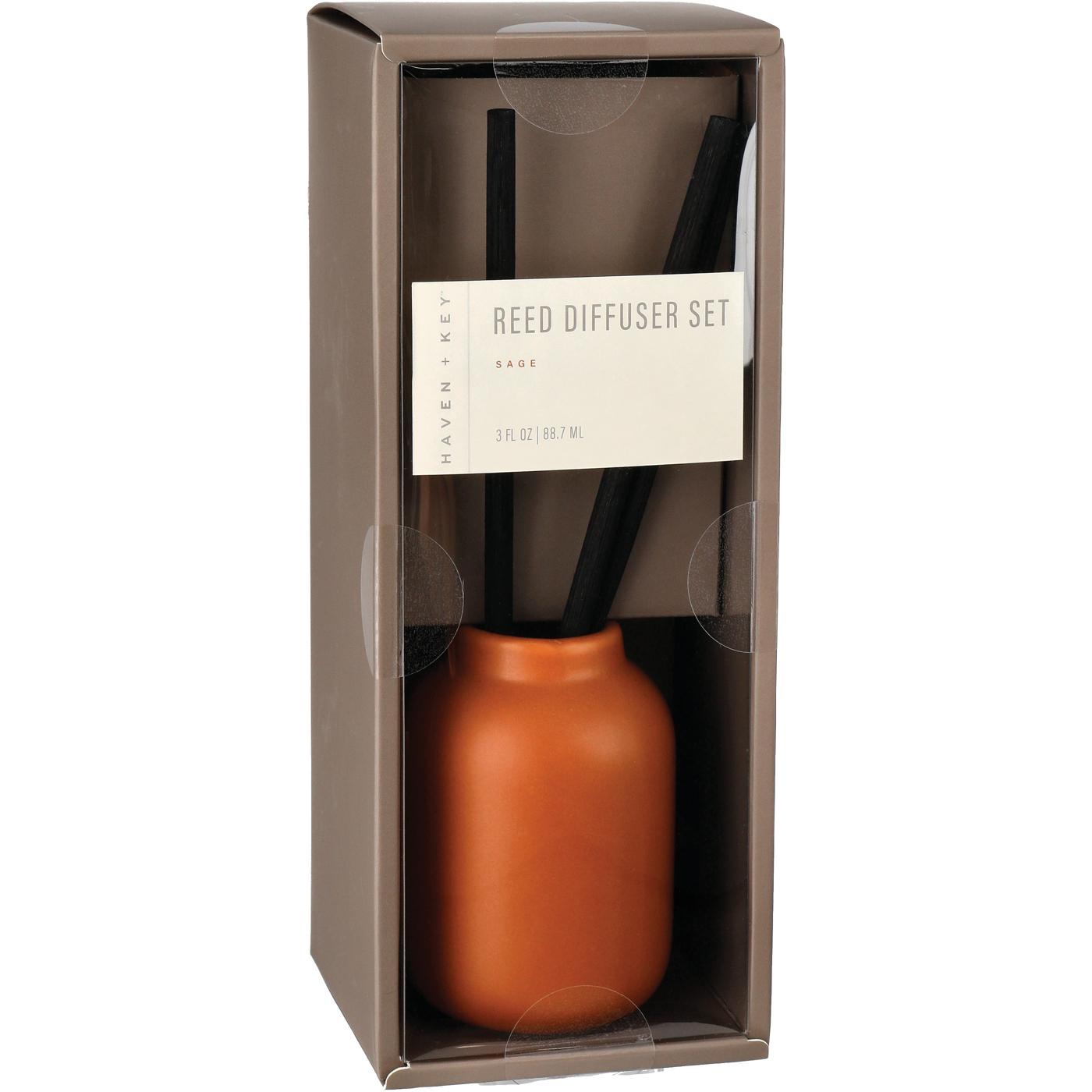 Haven + Key Sage Reed Diffuser Set - Shop Candles at H-E-B