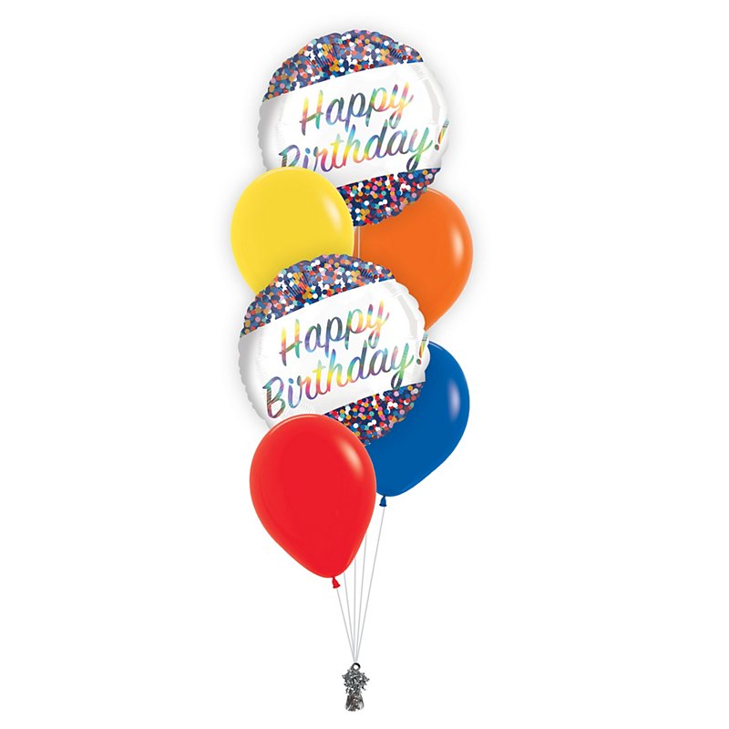 BLOOMS by H-E-B Happy Birthday Balloon Bouquet - Shop Flowers & Gift ...