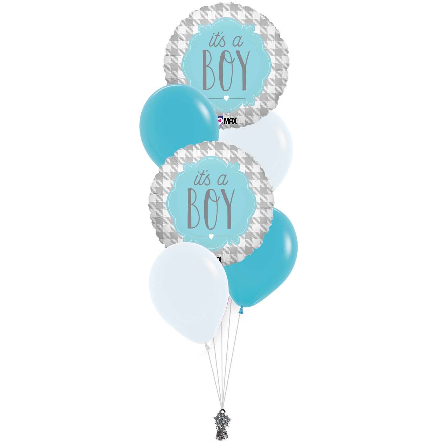 BLOOMS by HEB New Baby Boy Balloon Bouquet Shop Balloons at HEB