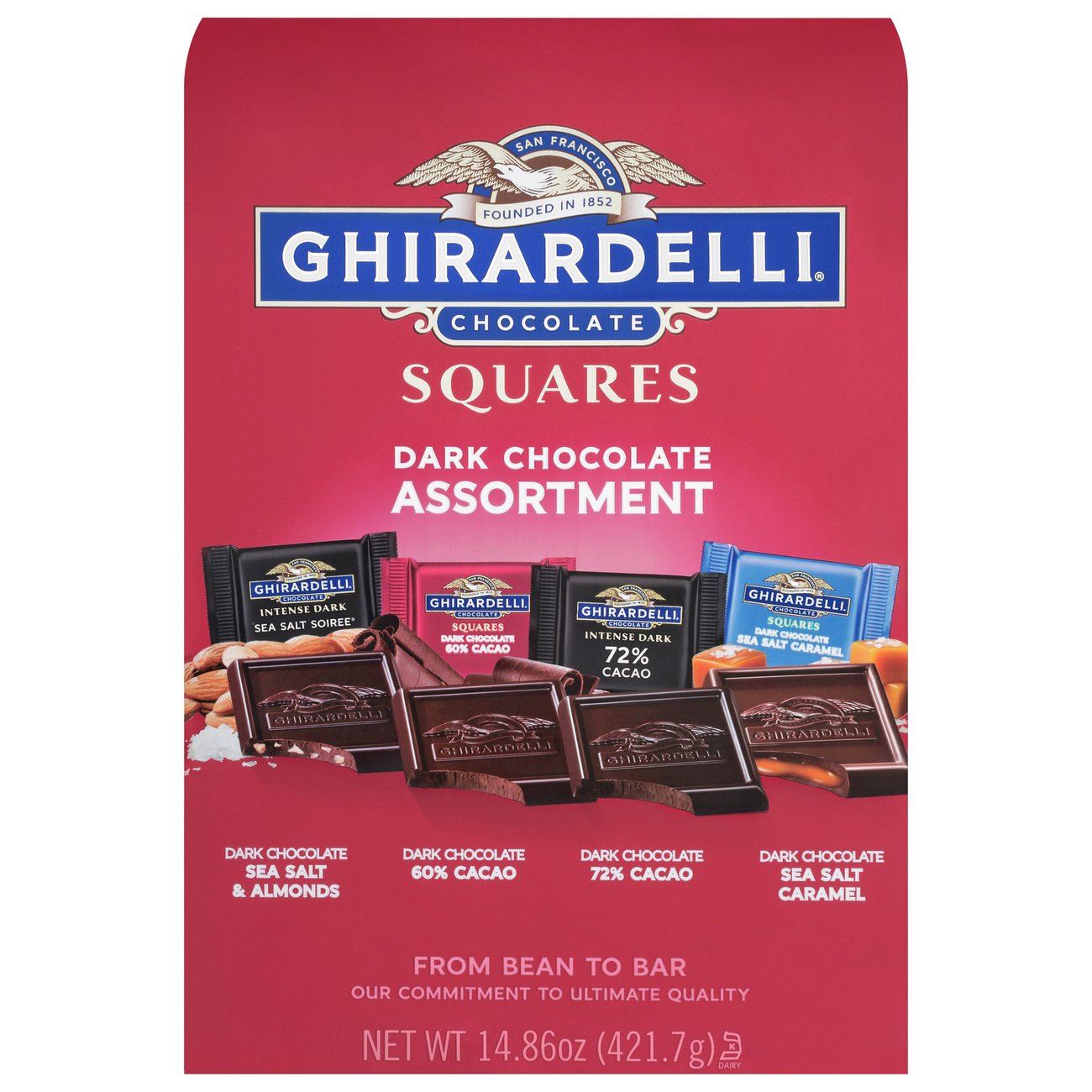 Ghirardelli Dark Chocolate Assortment Squares Shop Candy At H E B