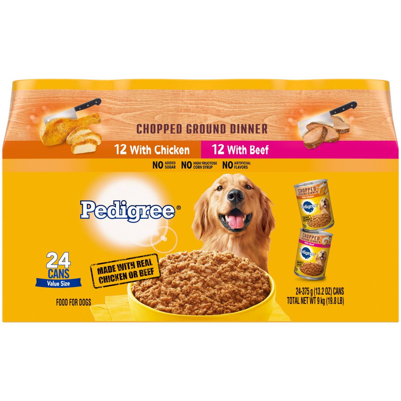 Pedigree Wet Dog Food Cans Chicken And Beef 24-13.2 Ounce - Shop