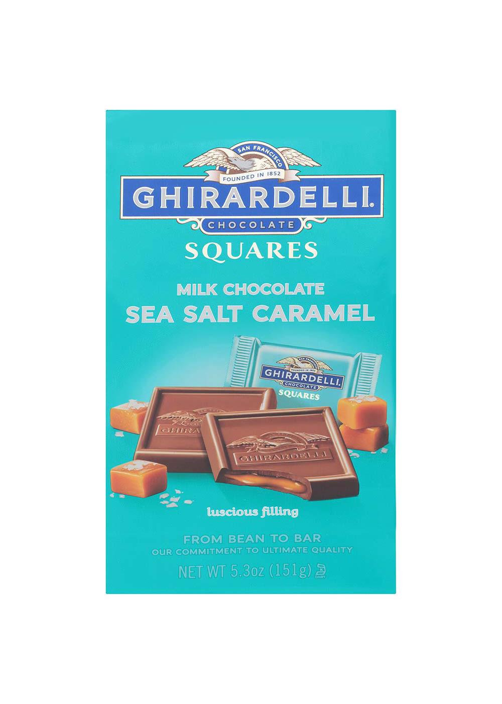 Ghirardelli Milk Chocolate Sea Salt Caramel Squares; image 1 of 2