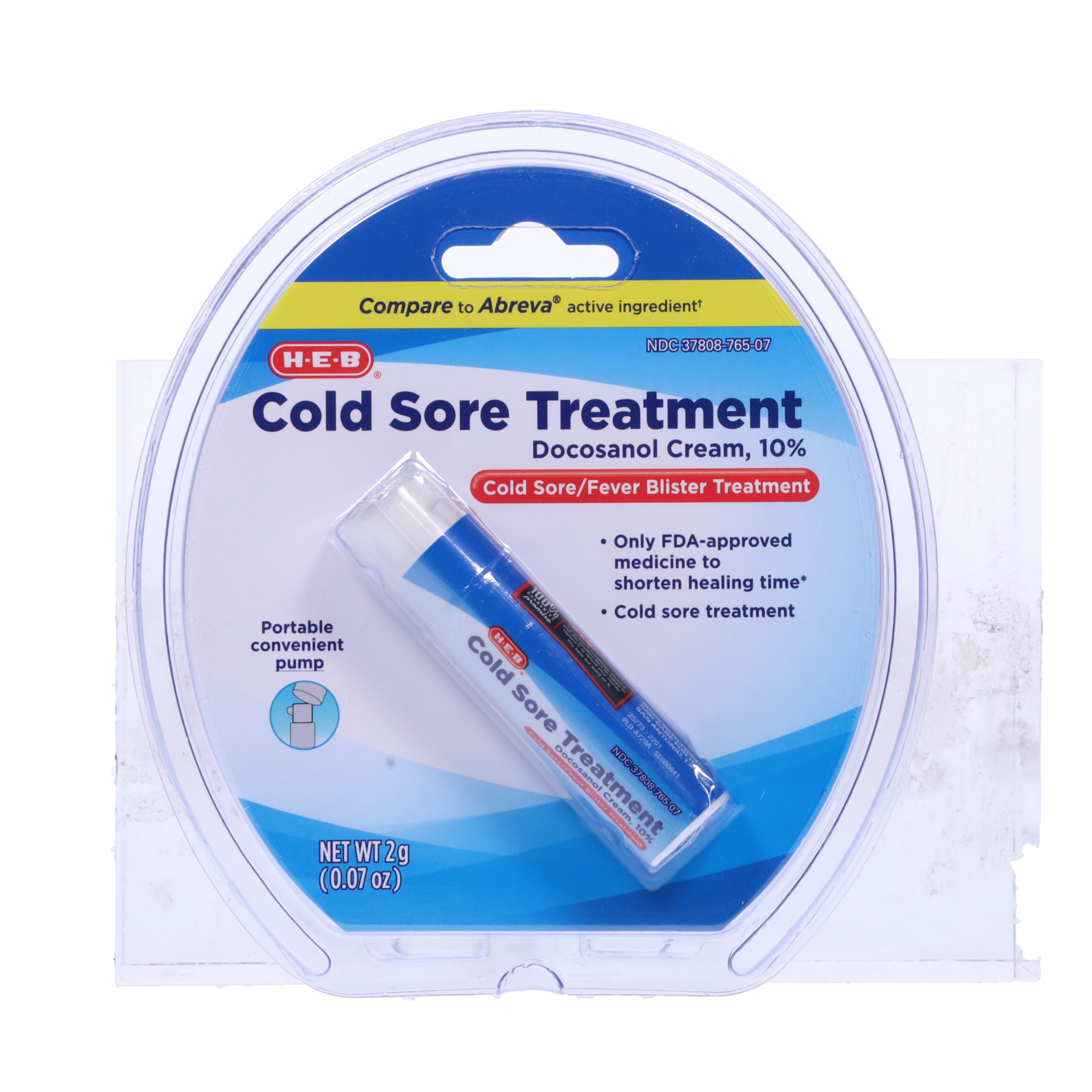 Abreva Docosanol 10% Cream Pump, FDA Approved Treatment for Cold