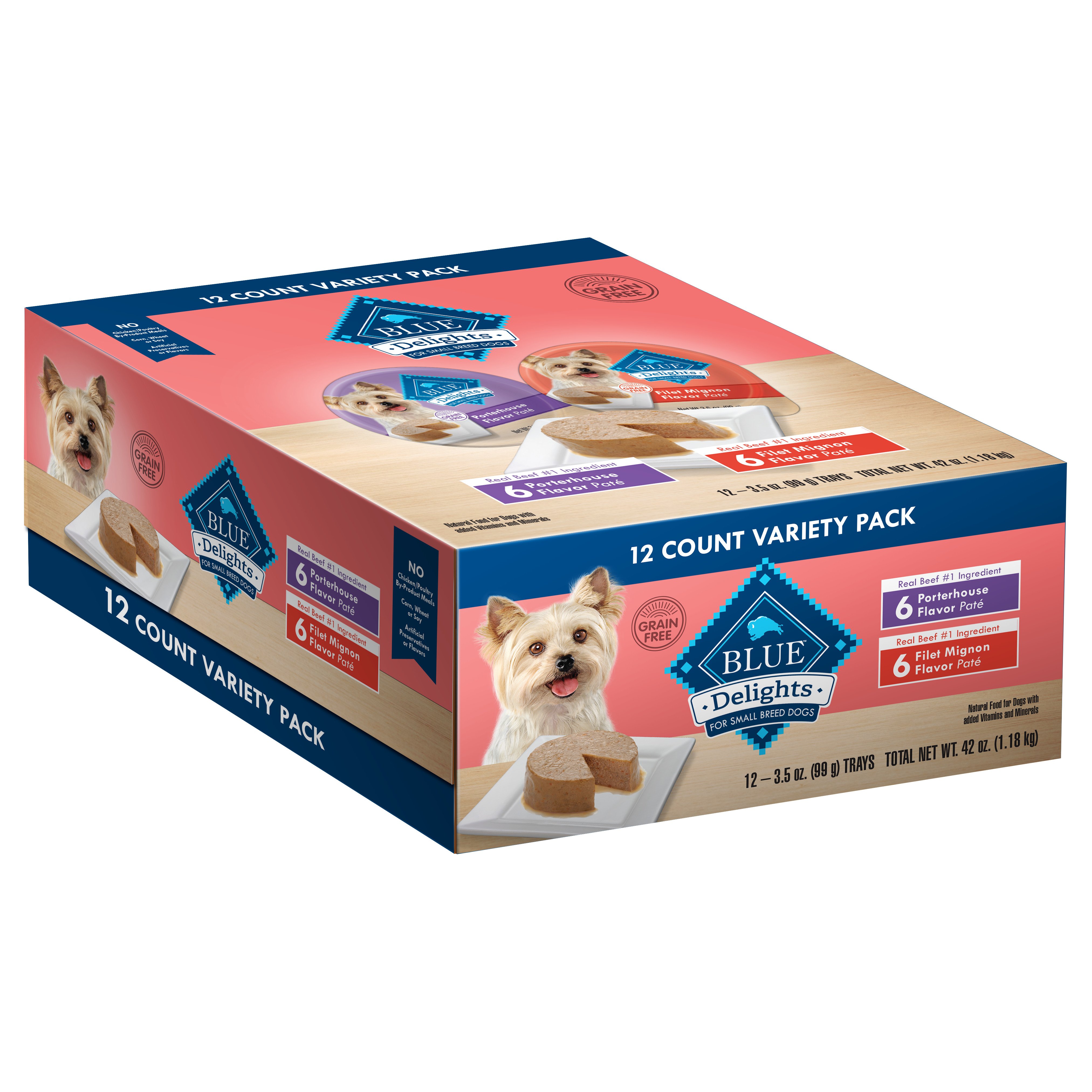 Blue Buffalo Delights Small Breed Wet Dog Food Variety Pack Shop Dogs