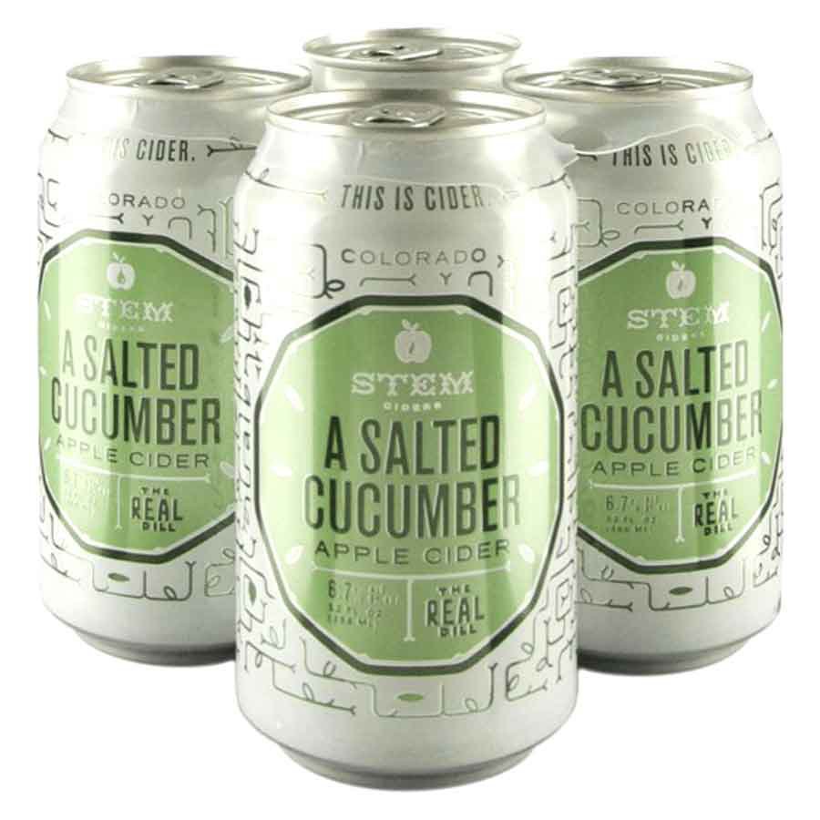 Stem Ciders A Salted Cucumber Apple Cider, 4 pk Cans Shop at HEB