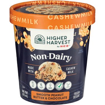 Higher Harvest by H-E-B Non-Dairy Smooth Peanut Butter & Chocolate Frozen Dessert