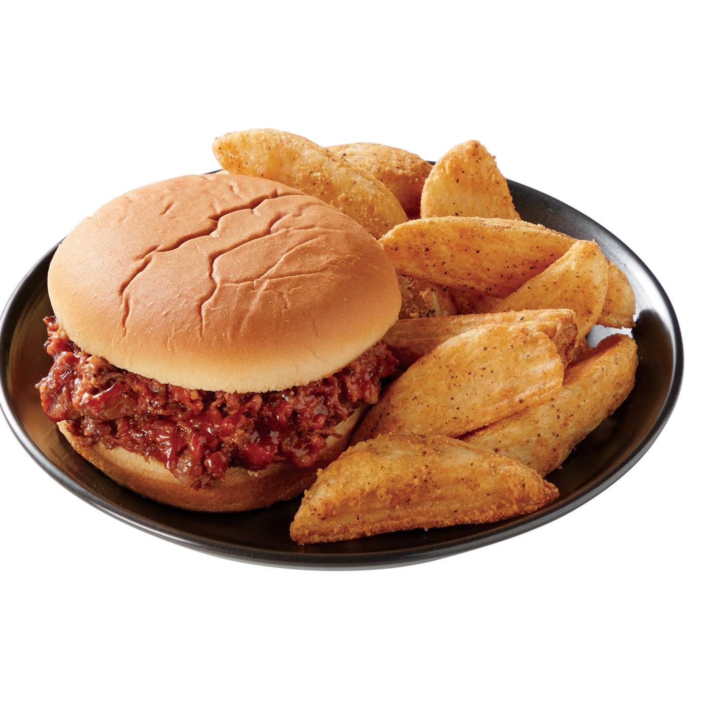 Meal Simple by HEB Chopped Brisket Sandwich & Fries (Sold Hot) Shop Entrees & Sides at HEB