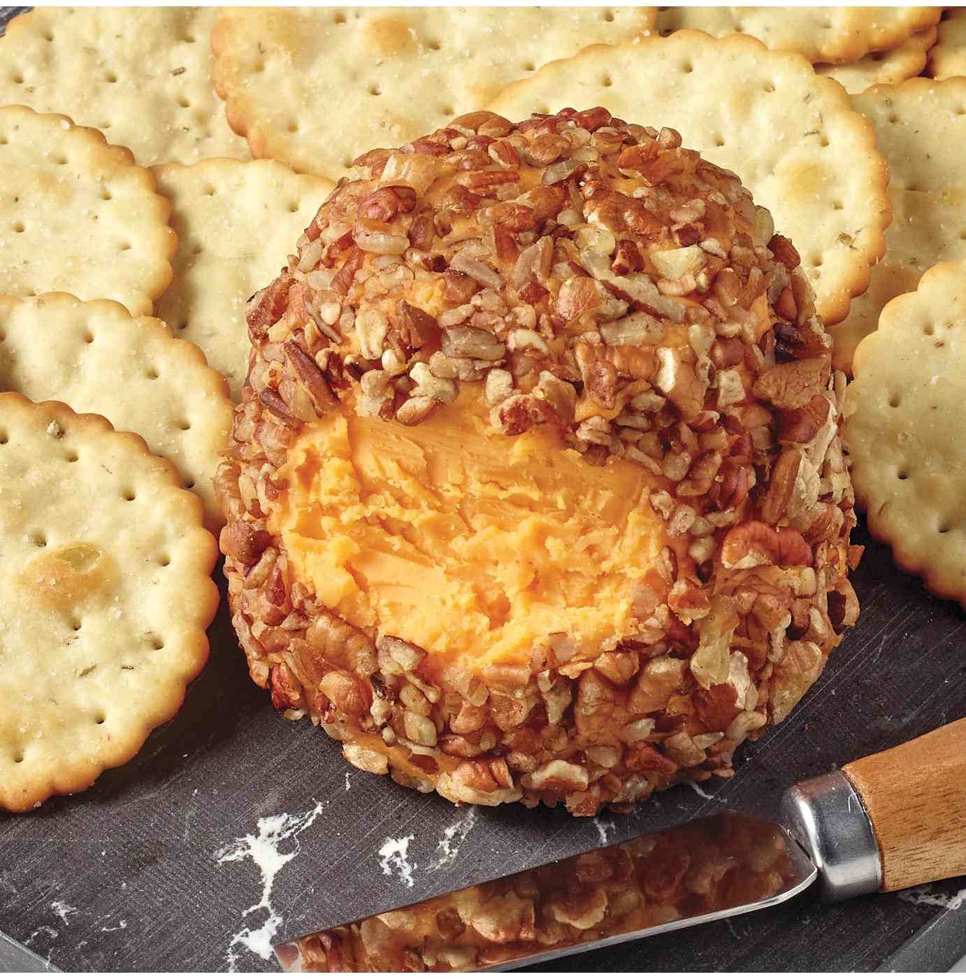 HEB Deli Cheese Ball Sharp Cheddar Pecan Shop Cheese at HEB