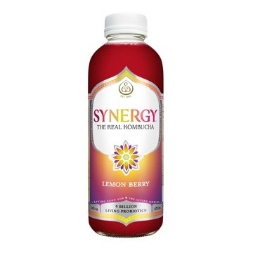 GT's Synergy Lemon Berry Raw Organic Kombucha, 16 oz