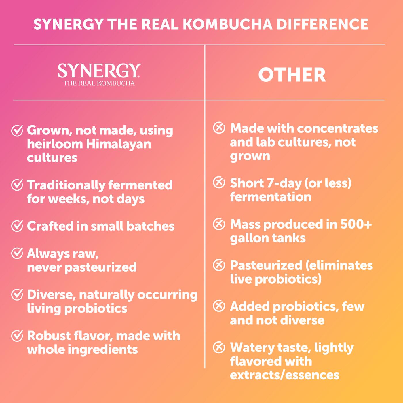 GT's Synergy Lemon Berry Raw Organic Kombucha; image 2 of 7