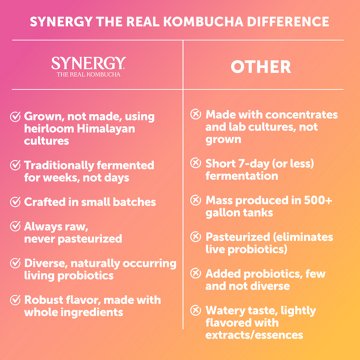 GT's Synergy Lemon Berry Raw Organic Kombucha, 16 oz