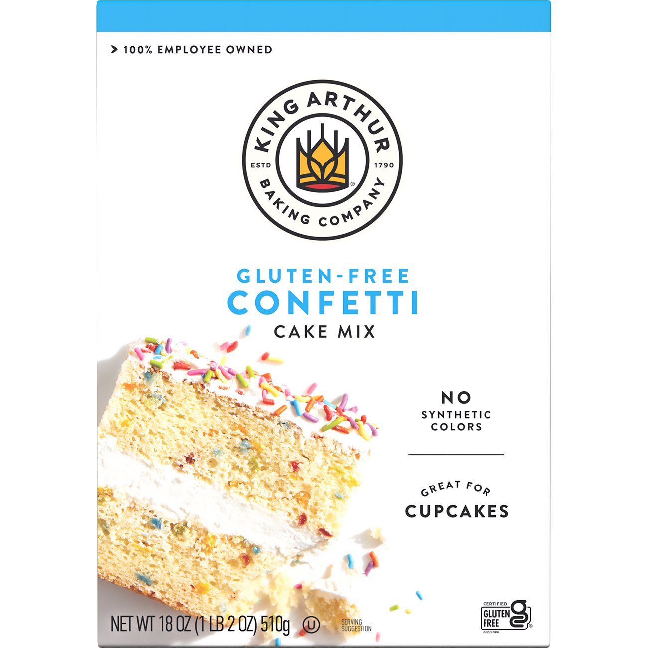 King Arthur Gluten-Free Confetti Cake Mix - Shop Baking mixes at H-E-B