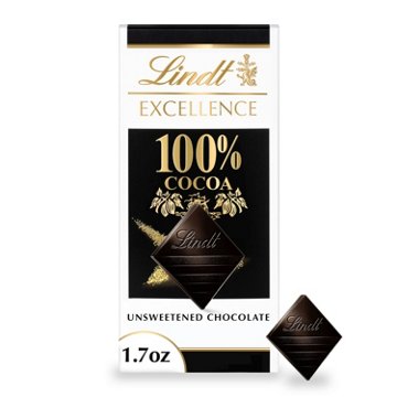 Lindt Excellence 100% Cocoa Dark Chocolate Bar