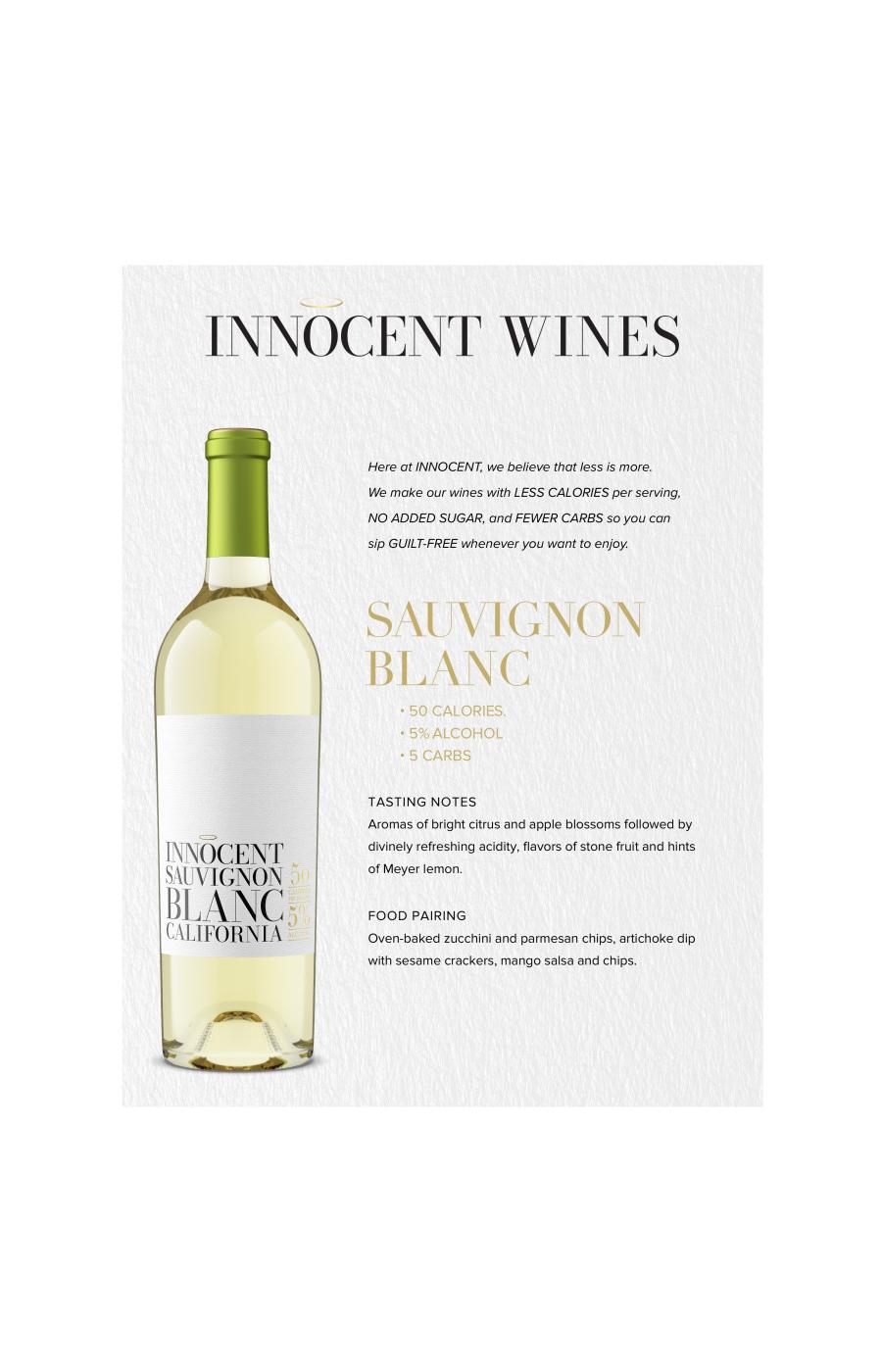 Innocent Sauvignon Blanc California Wine; image 2 of 2