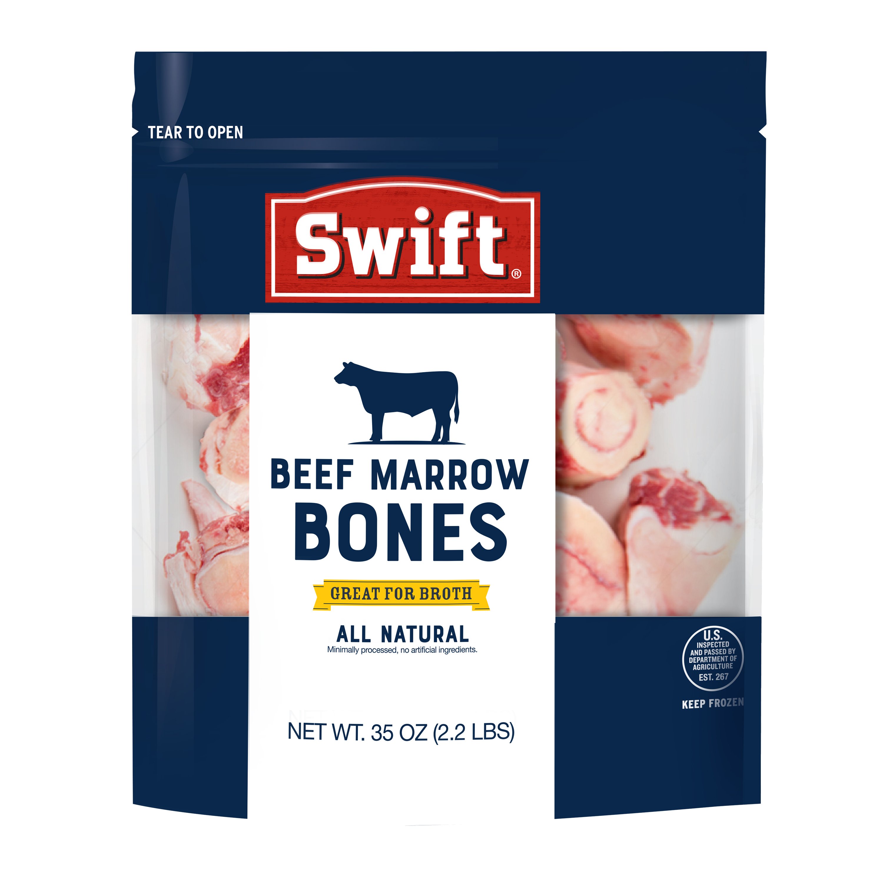 Swift Frozen Beef Marrow Bones Shop Meat at HEB