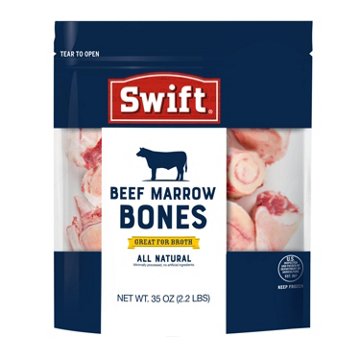 Swift Frozen Beef Marrow Bones, 2.2 lbs