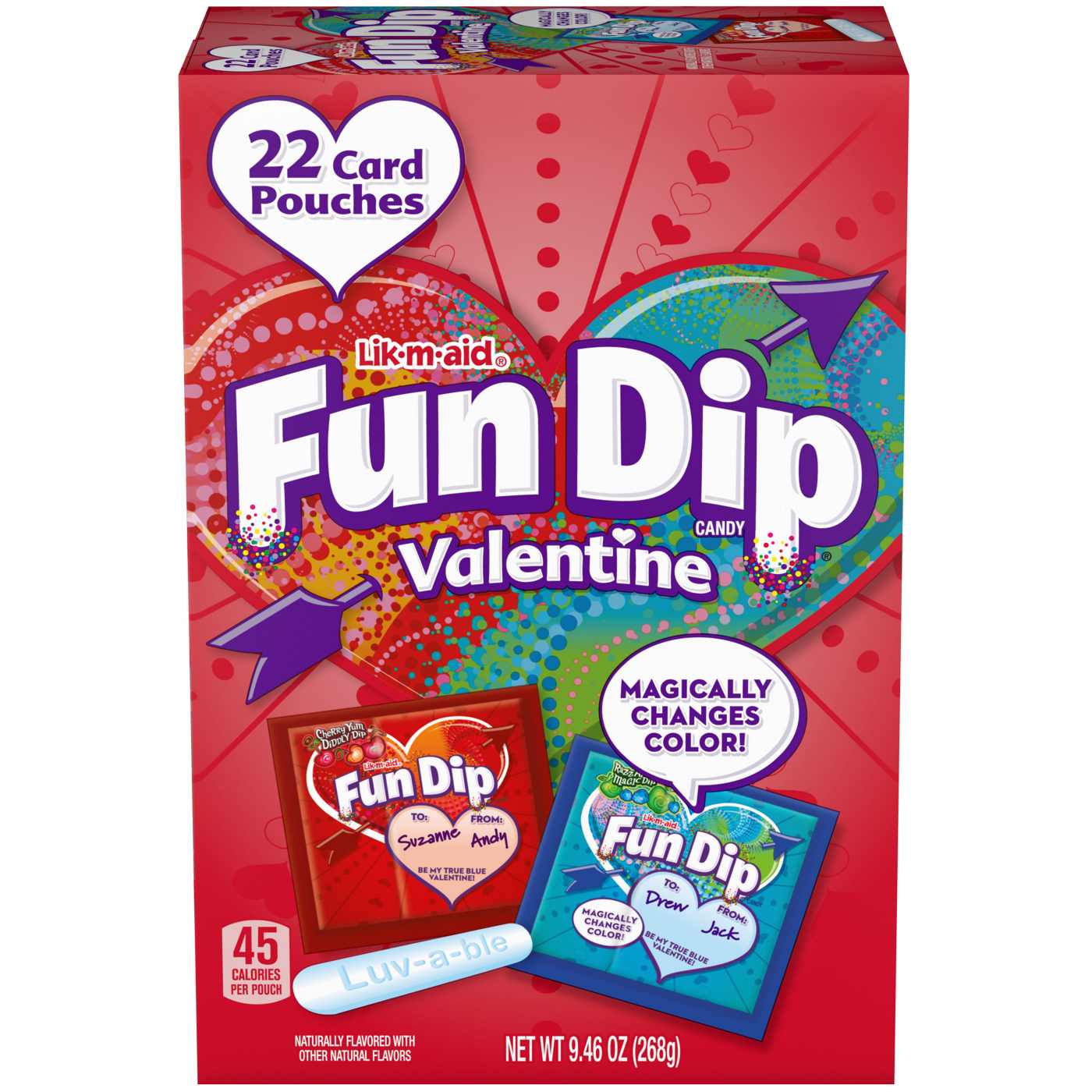 Fun Dip Candy Valentine Exchange Pouches; image 1 of 2