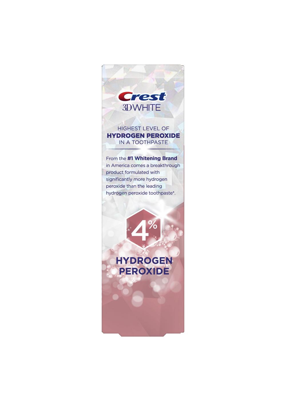 Crest 3D White Brilliance Hydrogen Peroxide Toothpaste Fresh Mint