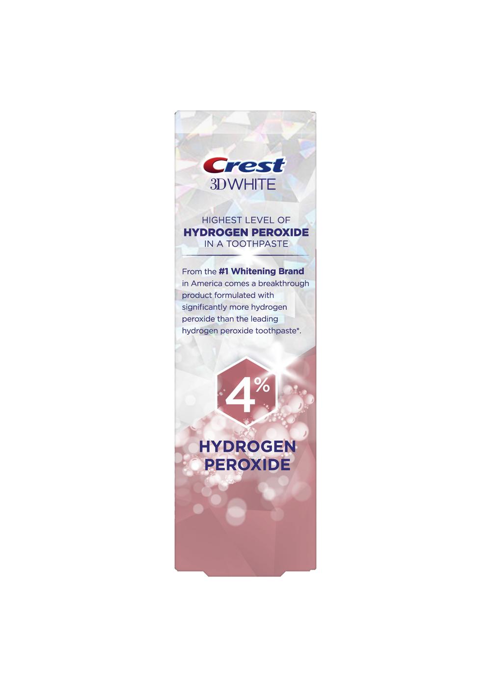 Crest 3D White Brilliance Hydrogen Peroxide Toothpaste - Fresh Mint; image 3 of 7