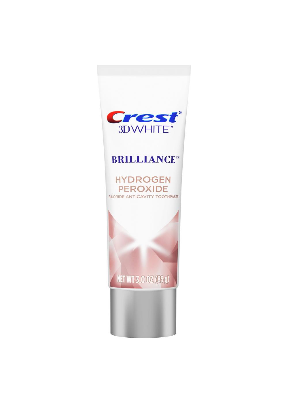 Crest 3D White Brilliance Hydrogen Peroxide Toothpaste Fresh Mint