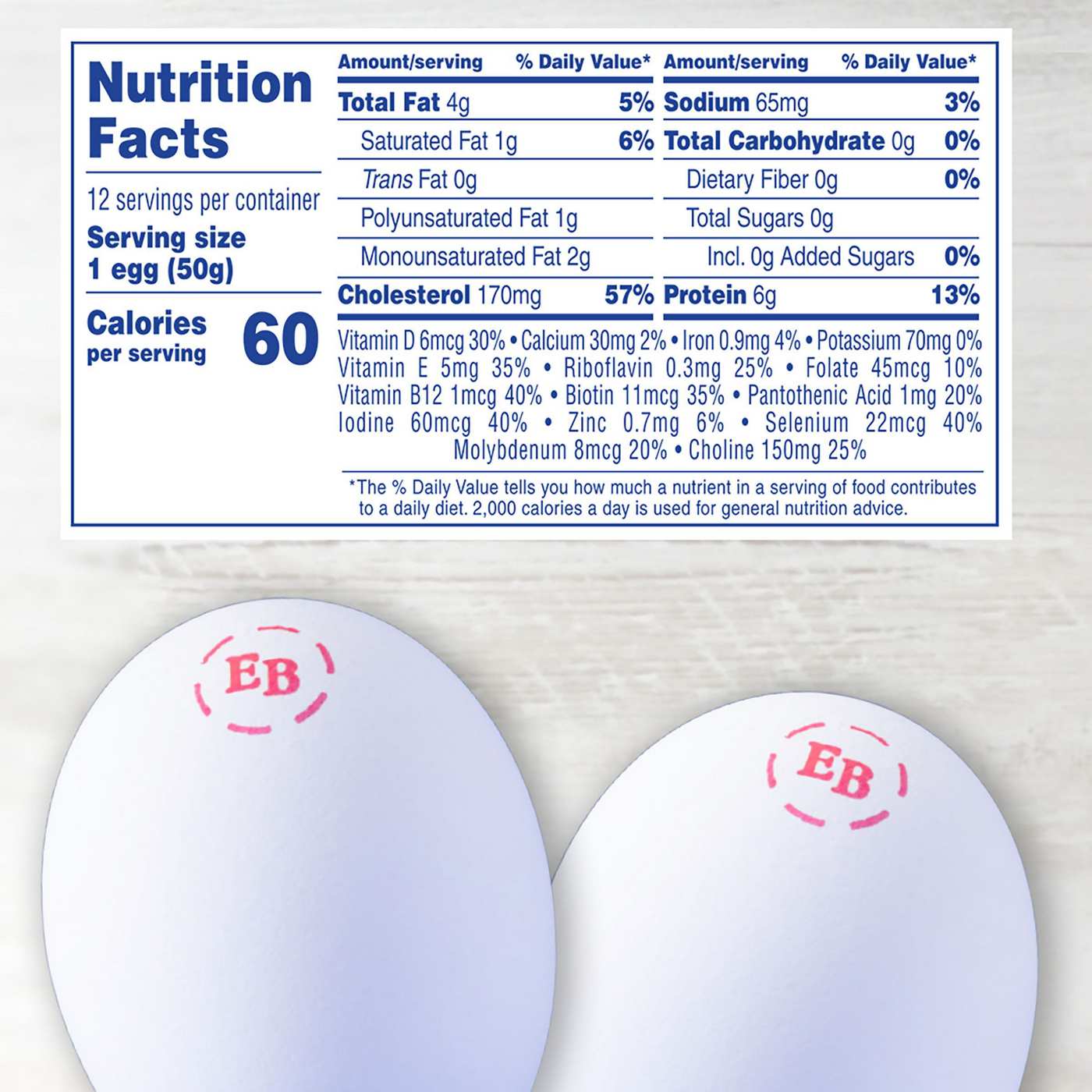 Eggland's Best Grade A Cage Free Large White Eggs; image 2 of 10