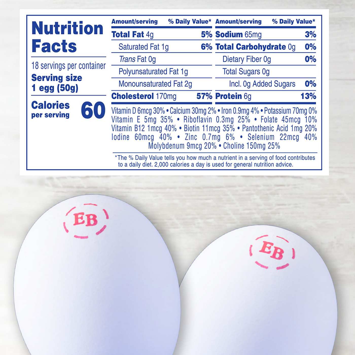 Eggland's Best Grade A Cage Free Large White Eggs - Shop Eggs & Egg ...