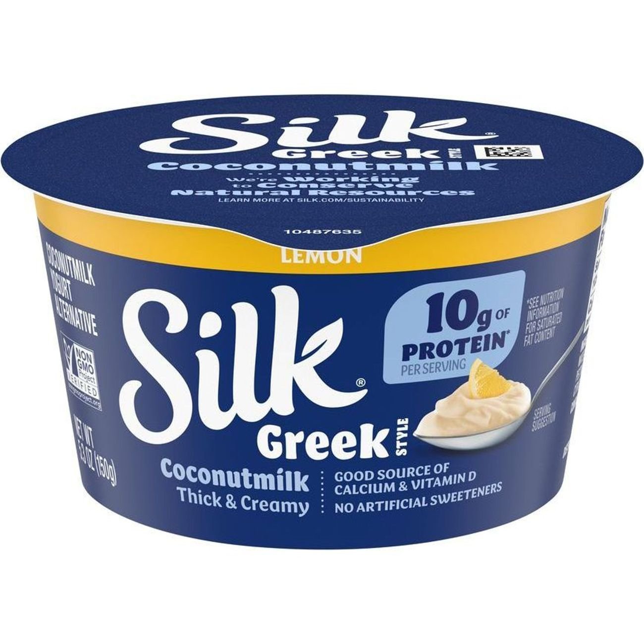Silk Coconut Milk Greek Style Yogurt Alternative - Lemon, 5.3 oz