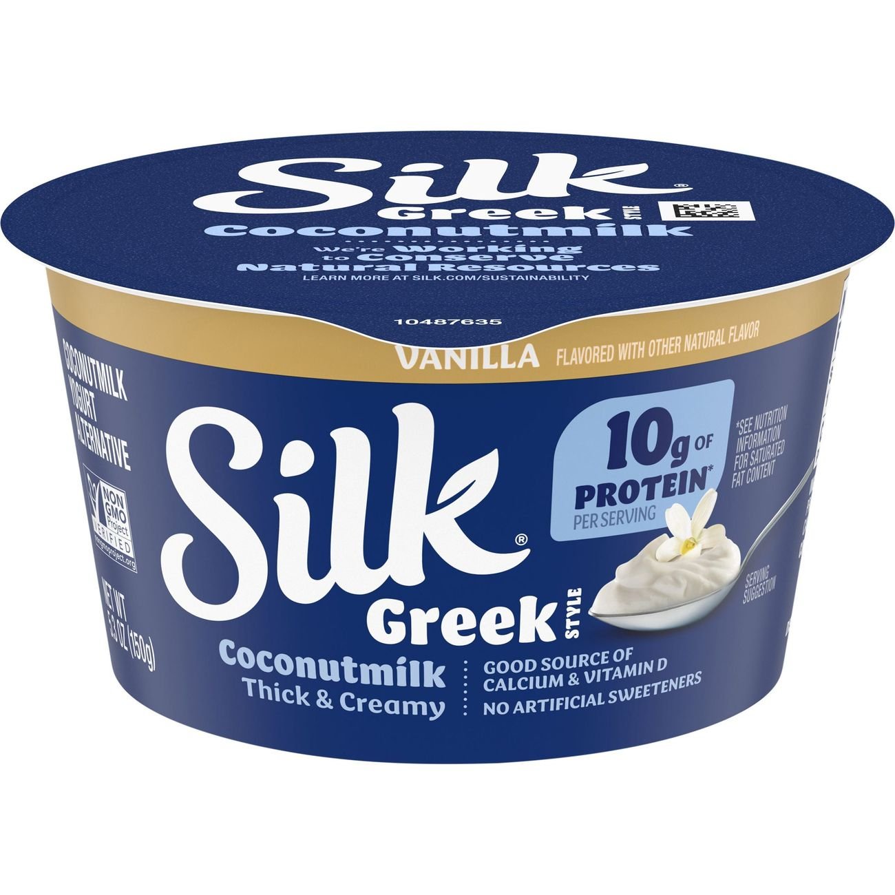 Silk Coconut Milk Greek Style Yogurt Alternative - Vanilla, 5.3 oz