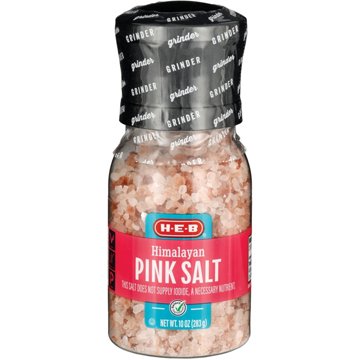 H-E-B Himalayan Pink Salt Grinder, 10 oz