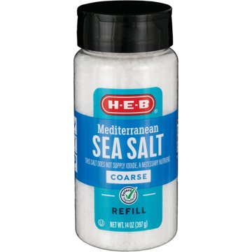 H-E-B Coarse Mediterranean Sea Salt Refill