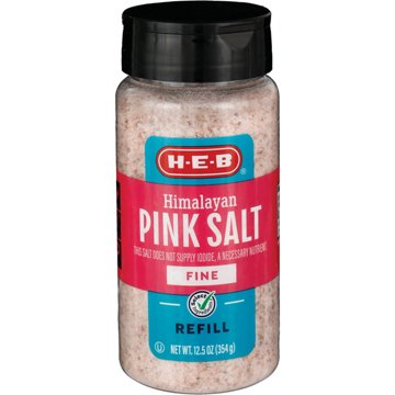 H-E-B Fine Himalayan Pink Salt Refill, 12.5 oz