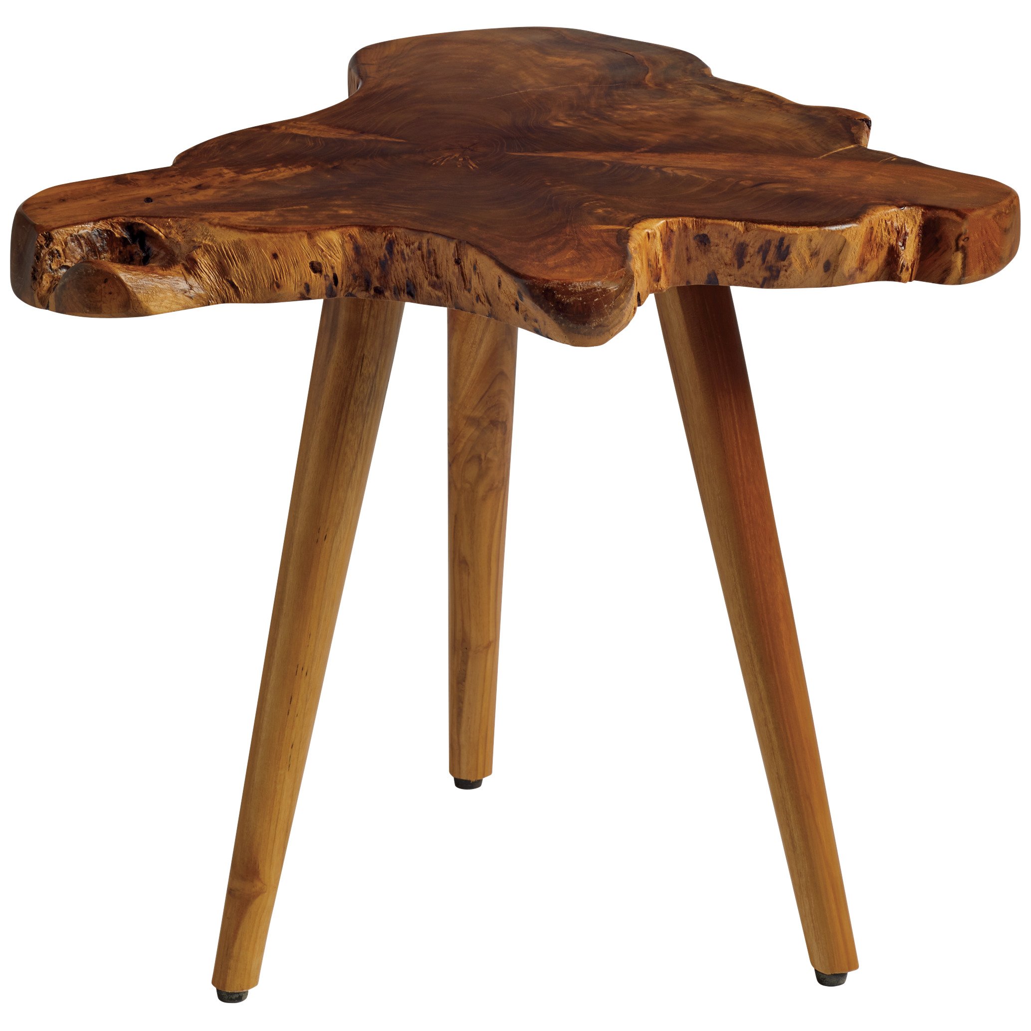 Haven + Key Wooden Accent Table with Live Edge Top Shop Seasonal