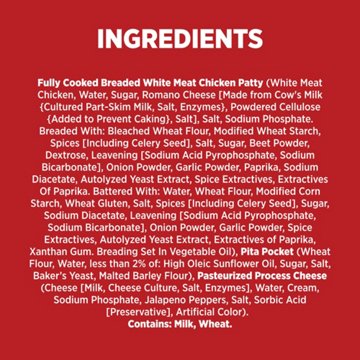 Sandwich Bros. Spicy Chicken Melts Frozen Pita Sandwiches, 6 ct