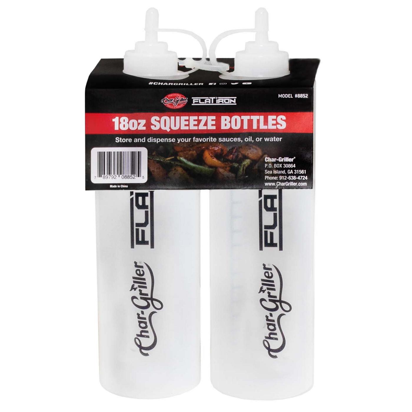 CharGriller Flat Iron Griddle Squeeze Bottles Shop Grill accessories