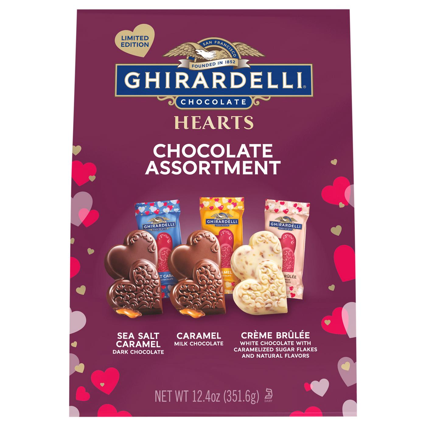 Ghirardelli Chocolate Assortment Hearts Valentine's Candy; image 1 of 3