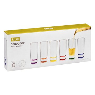True Shooter Shot Glasses, 6 Pk, 2 oz