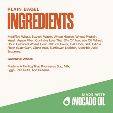 Sola 15g Protein Plain Bagels