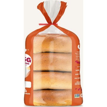 Sola 15g Protein Plain Bagels, 12 oz