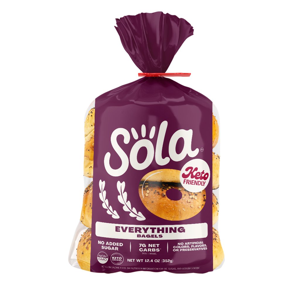 Sola Everything Bagels - Shop Bread At H-E-B