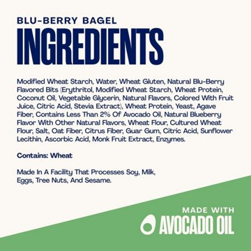 Sola 14g Protein Blu-berry Bagels, 12 oz