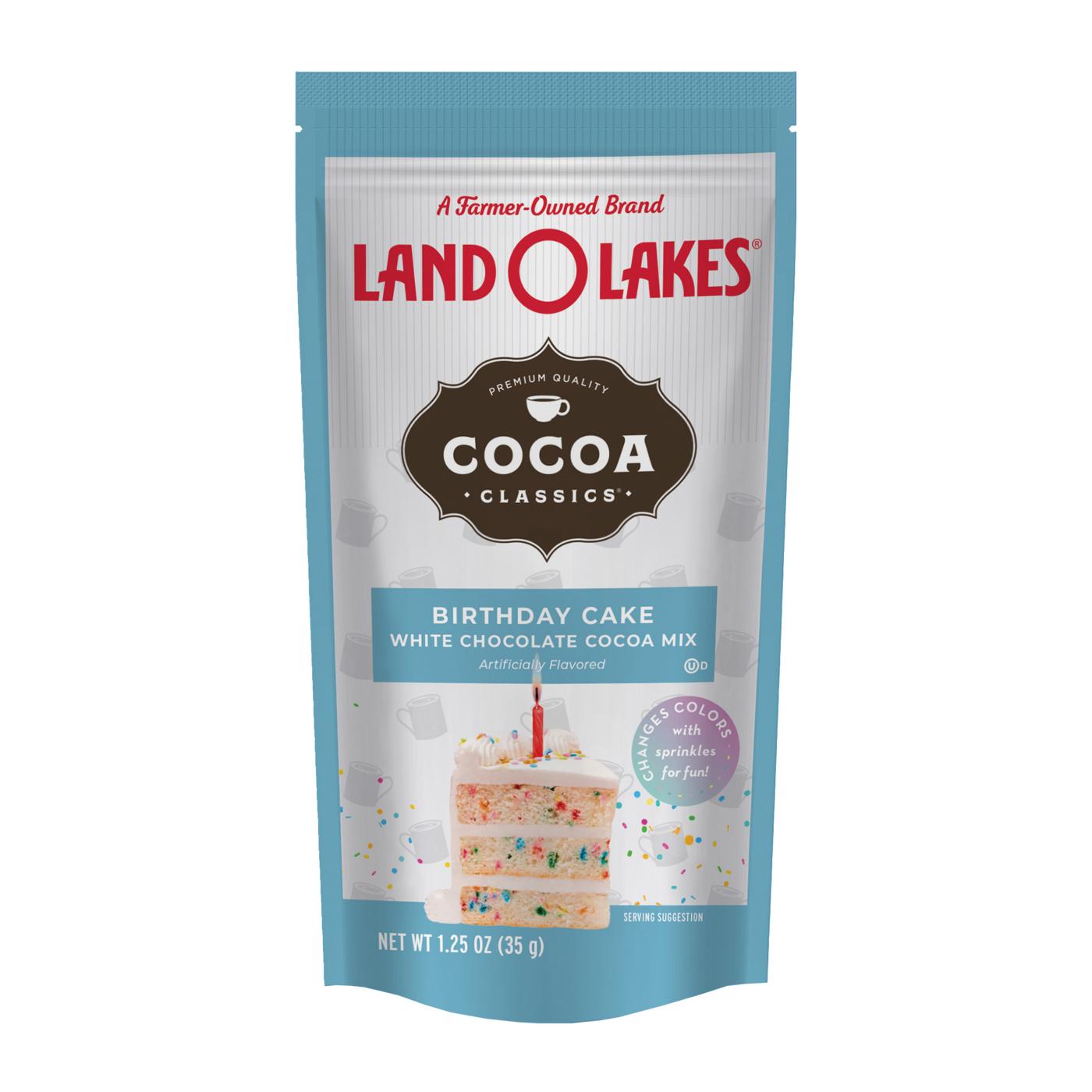 Land O Lakes Birthday Cake White Chocolate Cocoa Mix; image 1 of 2