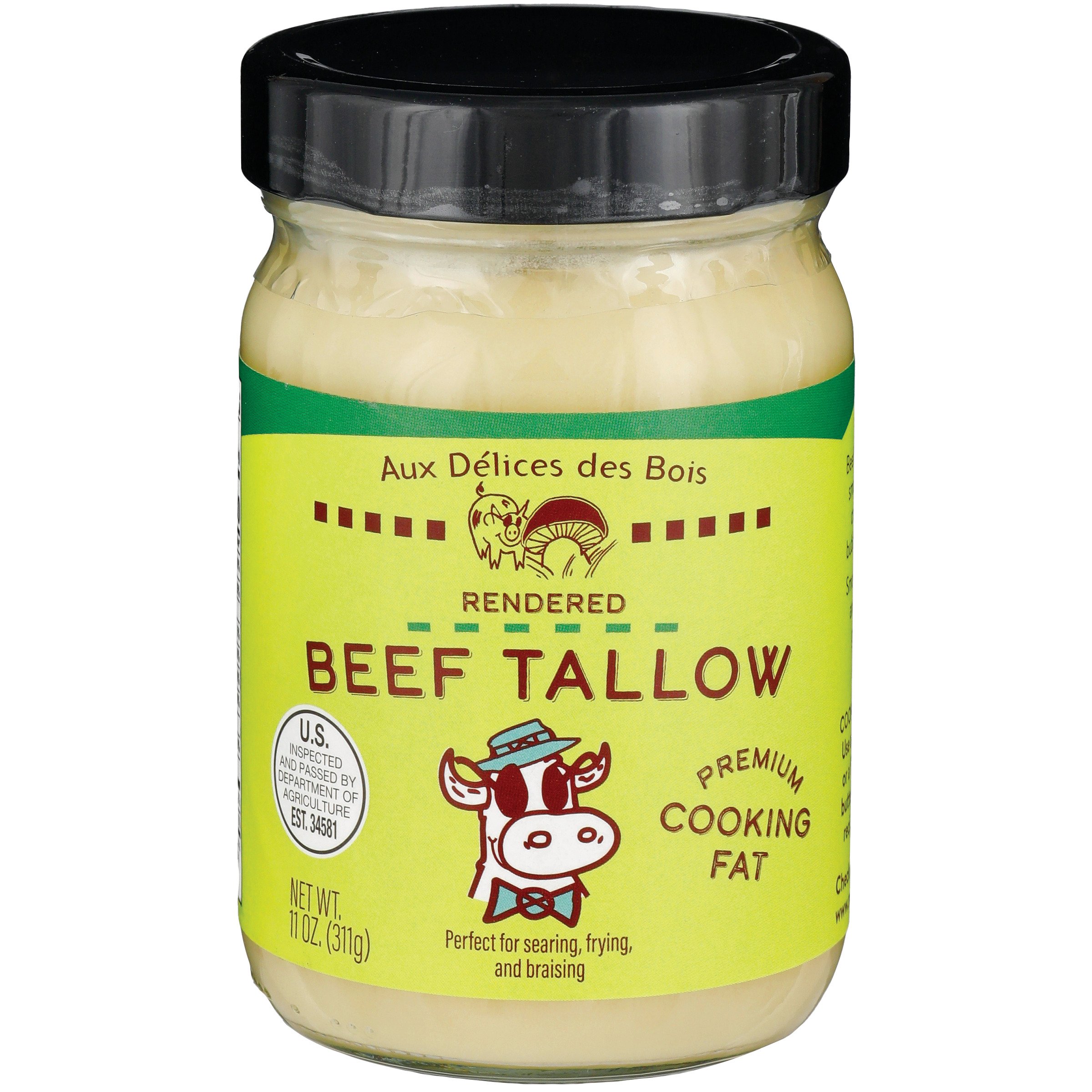 aux-d-lices-des-bois-beef-tallow-cooking-fat-shop-oils-at-h-e-b